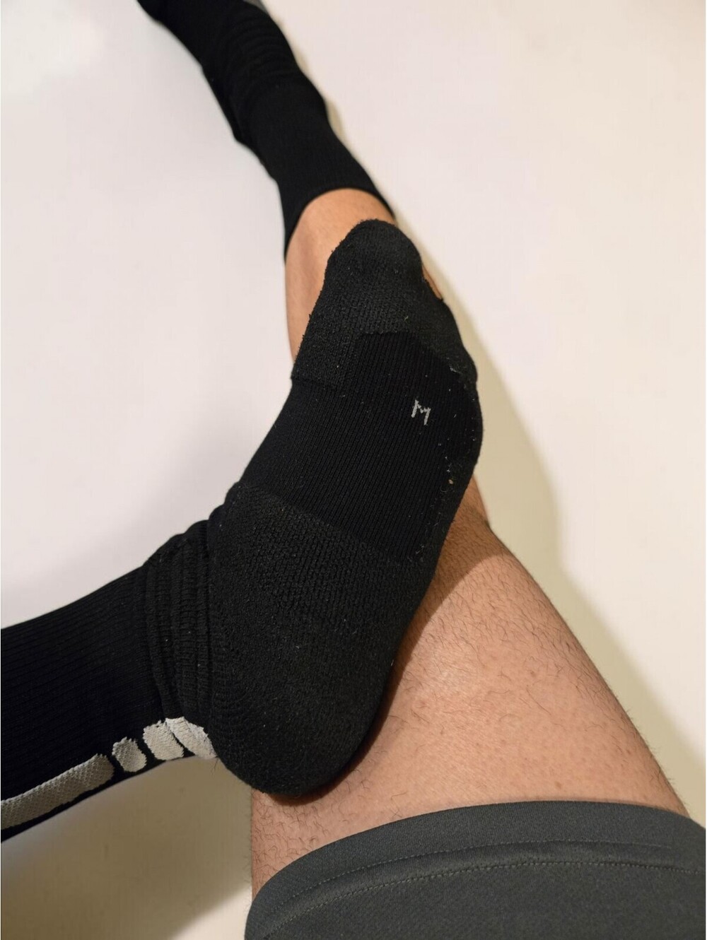 Nike Elite Crew Socks Black Size M Pre-Owned Dri-FIT